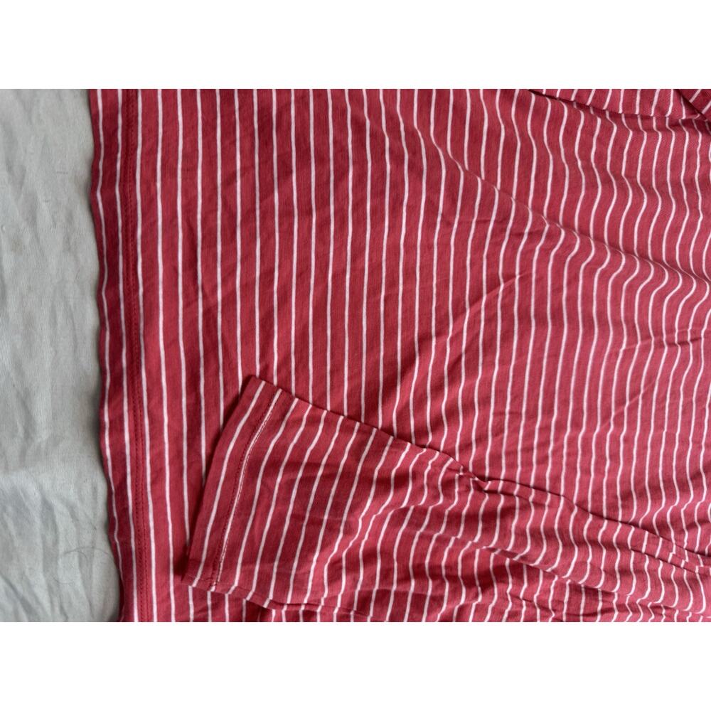 Polo Ralph Lauren Women’s Pink Striped Long Sleeve Shirt XL Embroidered Logo - Picture 12 of 16